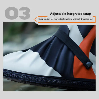 Motorcycle Shoe Covers New Riding Motorbike Rain Shoe Covers Waterproof Wear Motorbike Tall Rain Shoes Non-slip Foot Cover Men