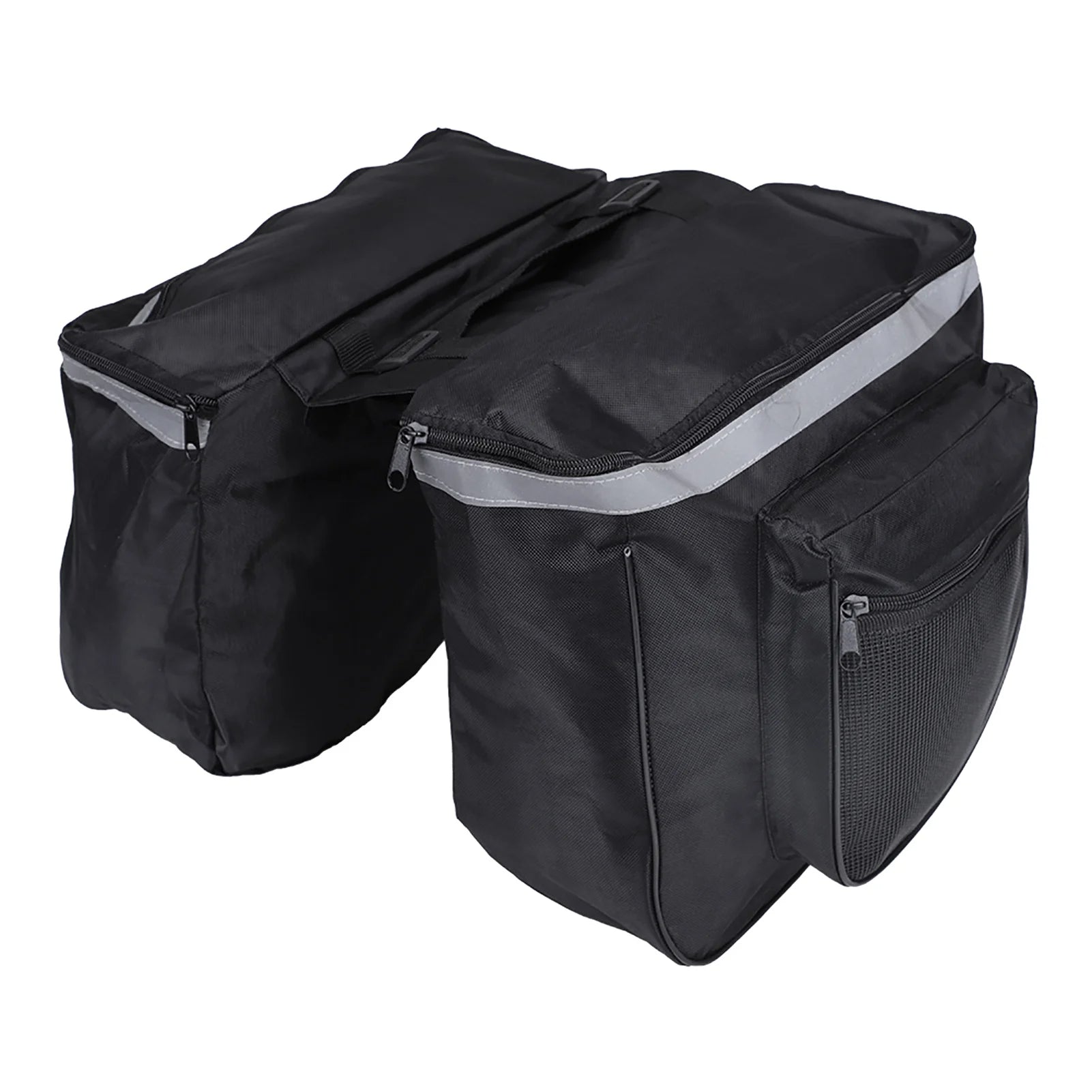 25L Waterproof Mountain Road Bike Rack Rear Seat Tail Carrier Trunk Double Pannier Bag Bike Rear Carrier Bag Cycling Equipment