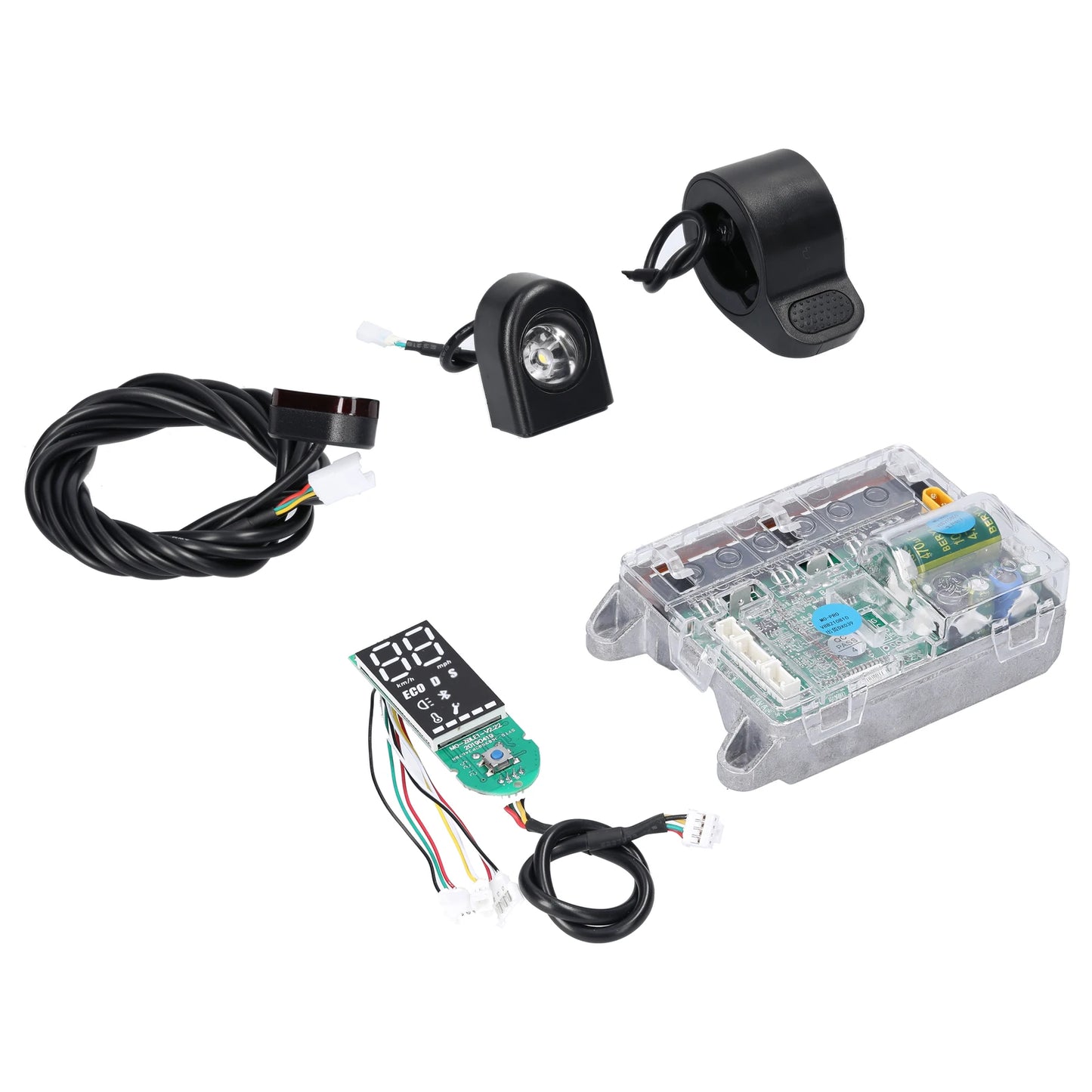 Electric Scooter Motherboard Controller Suite Power Supply BT Digital Display with Accelerator Front and Rear Light for M365/PRO