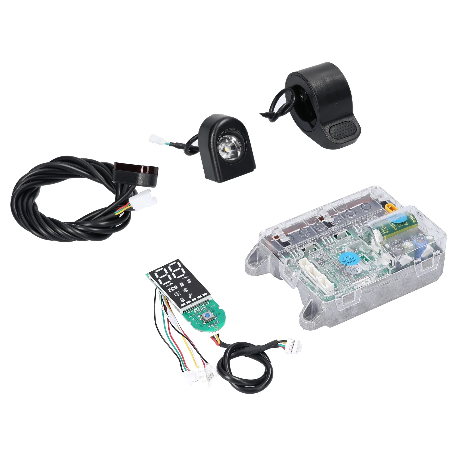 Electric Scooter Motherboard Controller Suite Power Supply BT Digital Display with Accelerator Front and Rear Light for M365/PRO