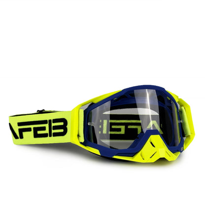 NAFEIB Motocross Glasses Motorcycle Sunglasses Man Windproof Protection Skiing Cycling Racing Off-Road Goggles Tear-off Film