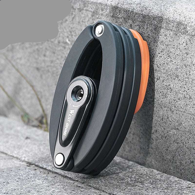 WEST BIKING Foldable Bicycle Lock Anti-theft High Security MTB Road Bike Chain Cable Padlock Durable Portable Cycling Accessory