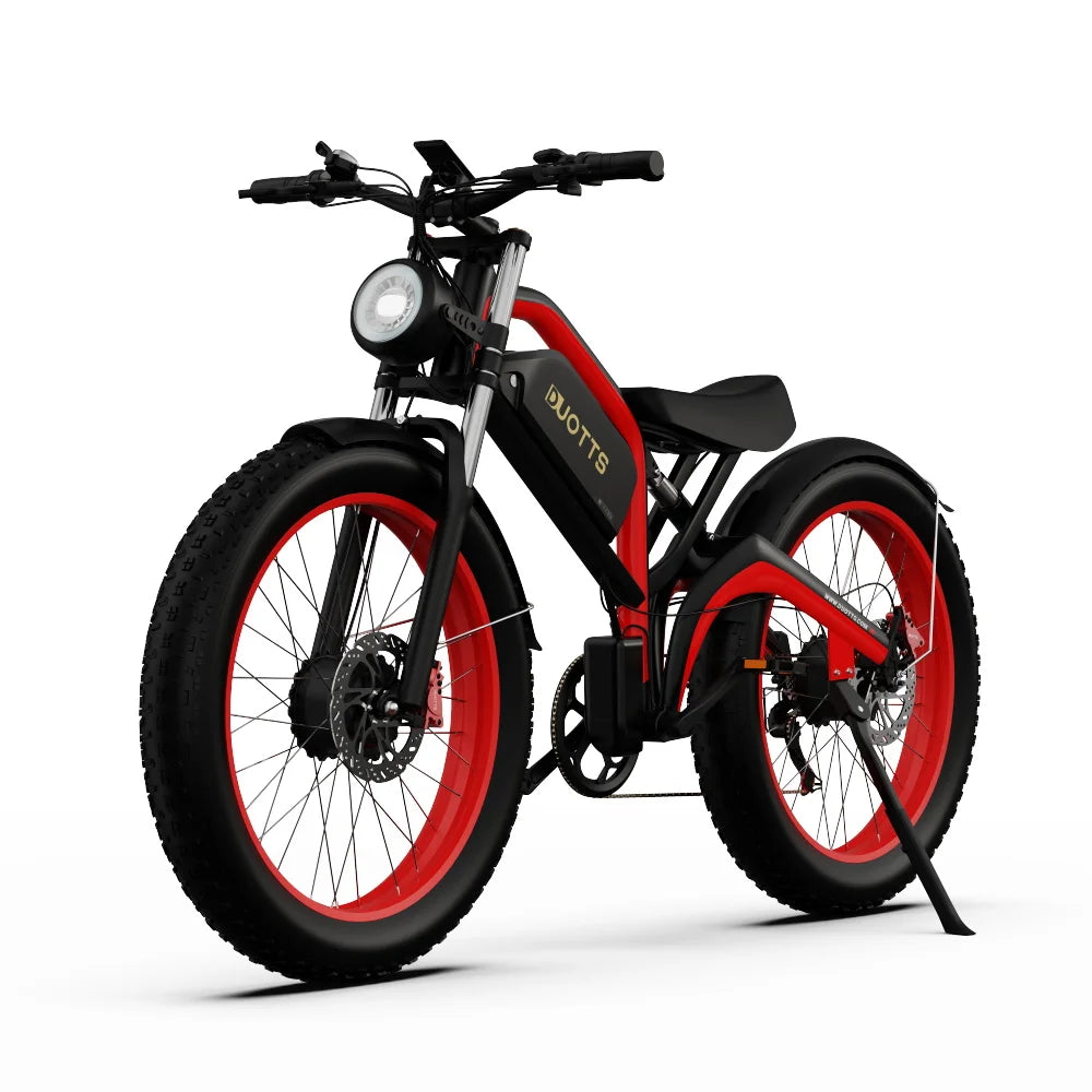   DUOTTS N26 Dual Motor Electric Bike 48V 20AH 26x4 Fat Tire E-Bike for Adults – 1500W Peak Power Mountain Off-Road Bicycle