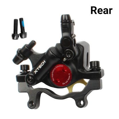 ZOOM XTECH HB100 MTB Oil Disc Hydraulic Brake Disc Brake Line Pull Calipers Front & Rear G3 rotors 120/140/160/180MM MT200 M315
