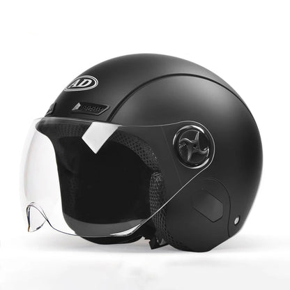 Electric Women Motoctcle Helmet Moped Helmets With Visors Pink Summer For Vespa Bicycle