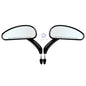 5/16" handlebar motorcycle mirrors 8mm bike rear view mirror For Harley Davidson Sportster 1200 883 Road King Street Glide Dyna Metallic Black