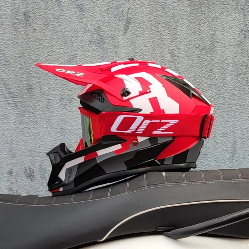High Quality Motorcycle Off Road Racing Helmet ATV Forest DH Mountain Bike Full Helmet DOT Approved