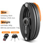 WEST BIKING Foldable Bicycle Lock Anti-theft High Security MTB Road Bike Chain Cable Padlock Durable Portable Cycling Accessory 087 Lock CHINA