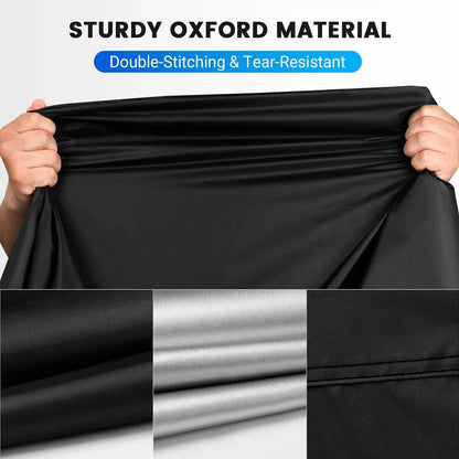 Motorcycle Cover Waterproof Outdoor Indoor Scooter Wear-resistant Fabric 210T Motorbike Cover All Season Dustproof UV Protective