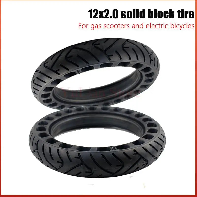 12x2.0 Honeycomb Solid wheel Tire for 12 inch Hoverboard Self Balancing Electric Scooter Spare Parts 12x2.125 tyre
