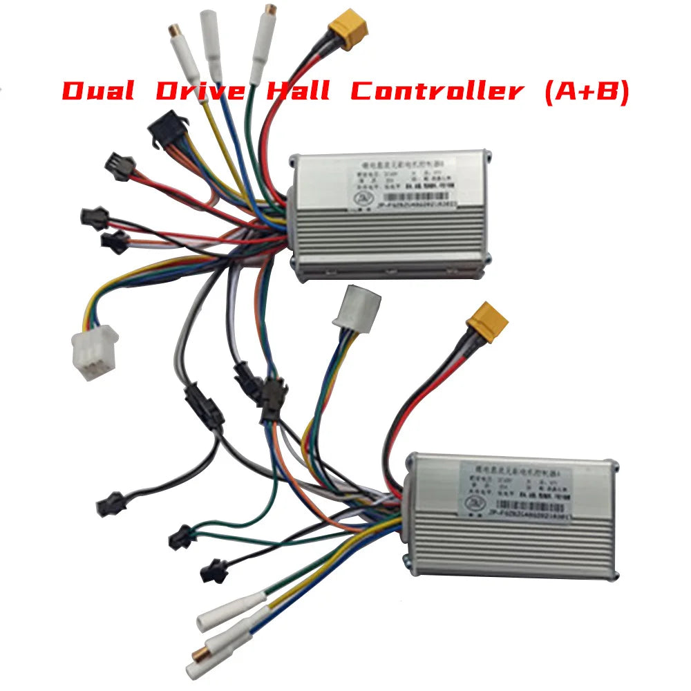 J&P Electric Scooter Intelligent Controller Dual Mode Brushless Motor Jipin Controller A/B 60V 25A 50A Hall Motor Controller