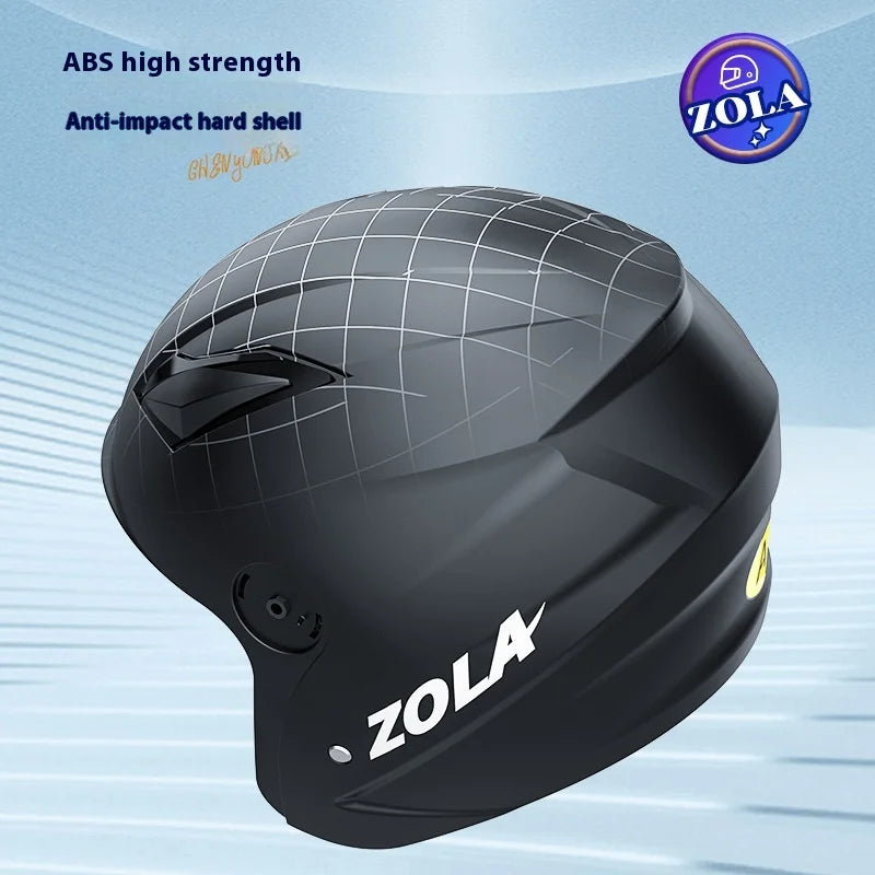 Standard Electric Bike Helmet Men Anti Fog Warm Winter Electric Bike Riding Double Mirror Helmet