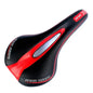 Bicycle Saddle MTB Mountain Road Bike Seat Comfortable Soft Cycling Cushion Exercise Bike Saddle for Men and Women Red