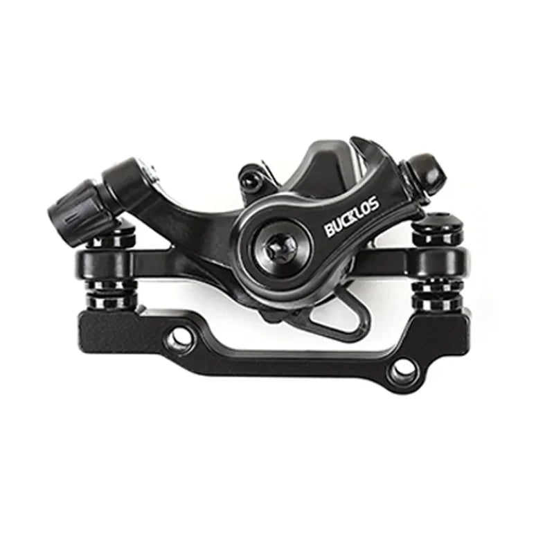 BUCKLOS Mtb Brake Caliper Bicycle Mechanical Disc Brake Set for Mountain Bike Pushes Caliper Piston with Rotor 160mm Rear Caliper