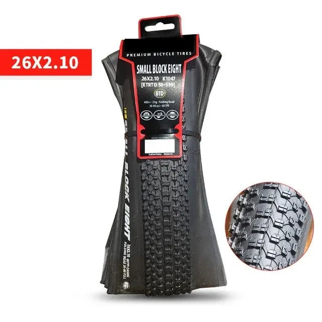 Kenda Road Bicycle Tire Foldable K1047 Tires 26 27.5 29 1.95 2.10 SMALL BLOCK EIGHT Mountain MTB Bicycle Tires for Bike Parts 26 x2.1 China