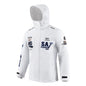 WOSAWE Motorcycle Raincoat 100% Waterproof Reflective Moto Rain Jacket Motocross Rain Coat for Men Women Cycling Motocross Gear WHITE