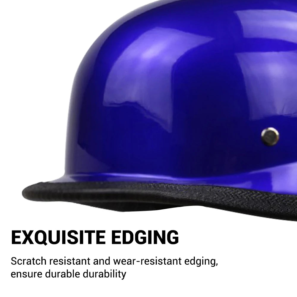 Motorcycle Open Face Helmet Vintage Fashion Safety Helmets Men Women Unisex Scooter Four Seasons Helmet