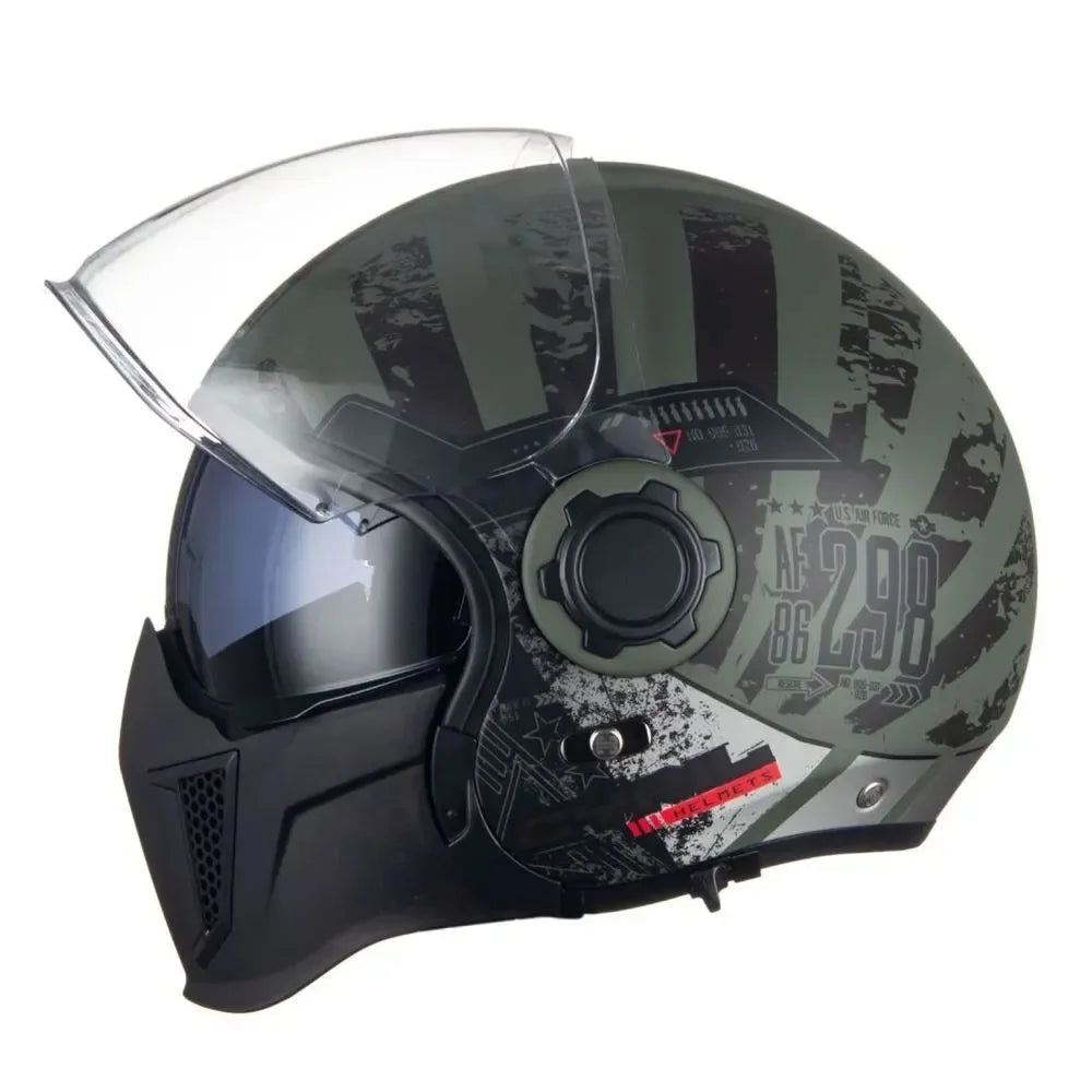 Modular Motorcycle Helmet Full Face Helmet Open Face Helmets Men helmet DOT ECE APPROVED CYRIL