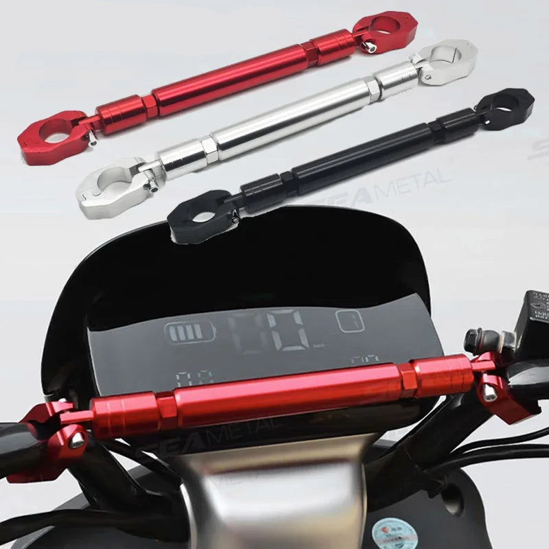 SEAMETAL Motorcycle Thick Balance Bar Universal 22mm Aluminum Crossbar Strengthen Handlebar Extended Motorbike Reinforce Lever