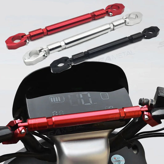 SEAMETAL Motorcycle Thick Balance Bar Universal 22mm Aluminum Crossbar Strengthen Handlebar Extended Motorbike Reinforce Lever