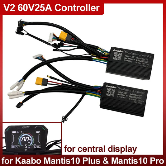 TL K2 60V25A Sine Wave Controller Newest Control Board for Central Display Kaabo Mantis 10inch Mantis10 Plus Pro Scooter Parts
