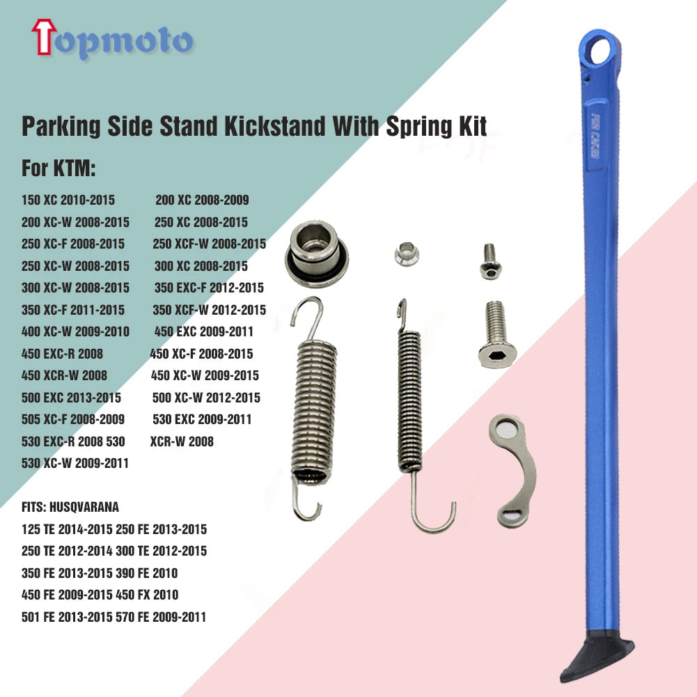 Motorcycle Parking Side Stand Kickstand For KTM 250 300 350 400 450 500 530 XC XCW XCF XCFW EXC EXC EXCF Six Days For Husqvarna