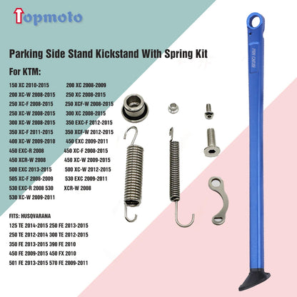 Motorcycle Parking Side Stand Kickstand For KTM 250 300 350 400 450 500 530 XC XCW XCF XCFW EXC EXC EXCF Six Days For Husqvarna