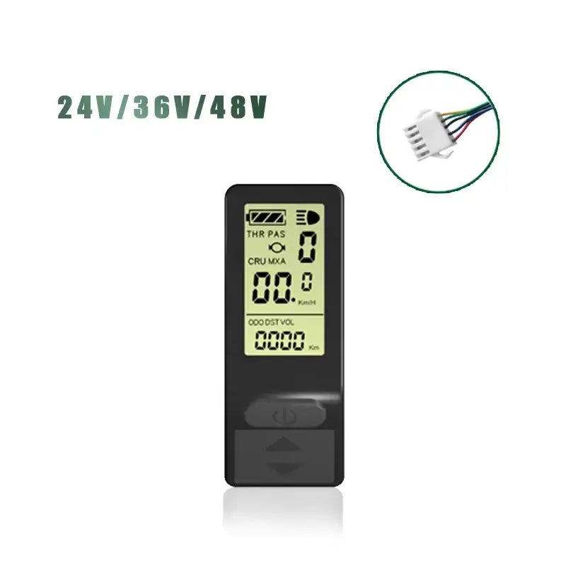 KT E-Bike LCD & LED Display 24V 36V 48V Universal for Kunteng Controller