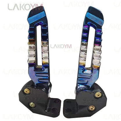 Aluminum Newest footrest Universal Pedal For Zuma Tank YAMAHA Bws 200cc 150cc 125cc Scooter Motorcycle Foot Peg tank Foot Pedal