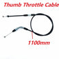 Throttle Cable Wire for Scooter ATV MOPED GY6 139QMB Go Kart Buggy thumb twist 150cc 200cc 250cc Quad 1100mm Thumb Cable
