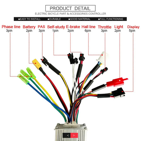 S966 NFC LCD Display and Sine Wave Motor Controller Set