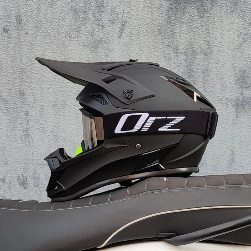 High Quality Motorcycle Off Road Racing Helmet ATV Forest DH Mountain Bike Full Helmet DOT Approved