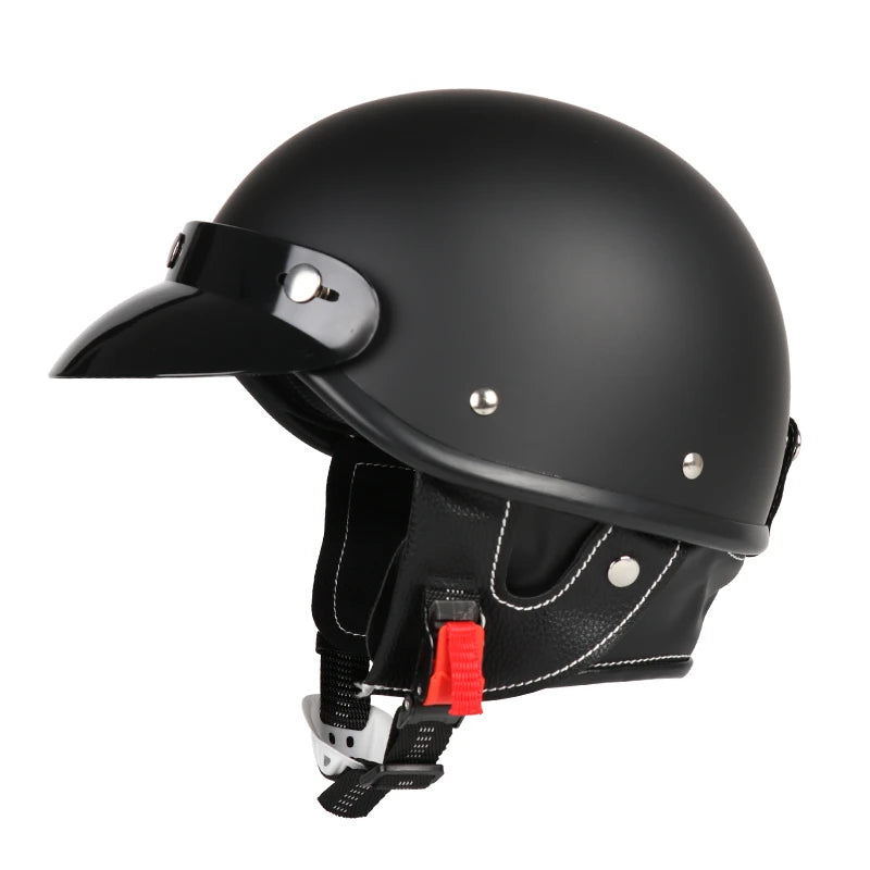 Japanese retro motorcycle half helmet cruise motorcycle helmet safety helmet