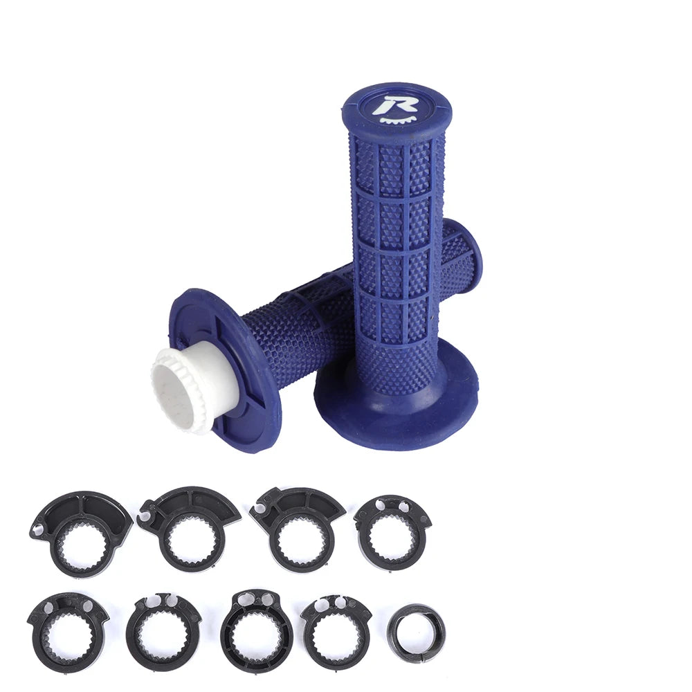 Motorcycle 7/8'' 22mm Handlebar Lock-on Grips Throttle Tube Rubber Grip for KTM HONDA YAMAHA Kawasaki Suzuki