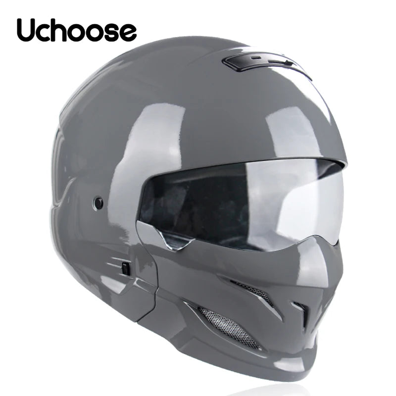 Scorpion Helmet Detachable Multi-purpose Combination Helmet Motorcycle Half Predator Helmet