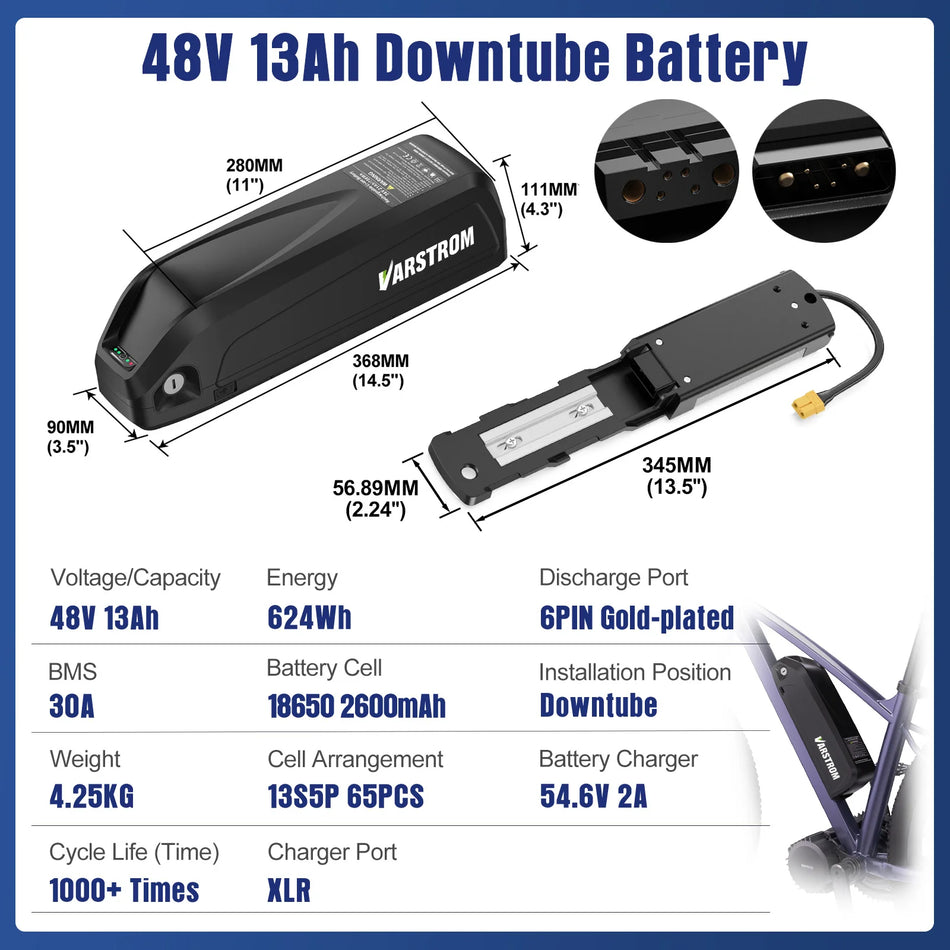 48V13AH Downtube