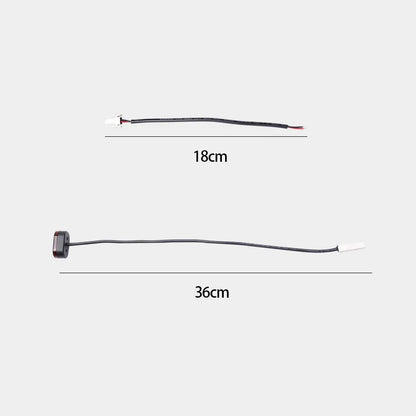 Front Rear Fender For xiaomi M365 / Pro Electric Scooter Taillight Battery Powered Warning Light Lamp Tyre Splash Mudguard Parts