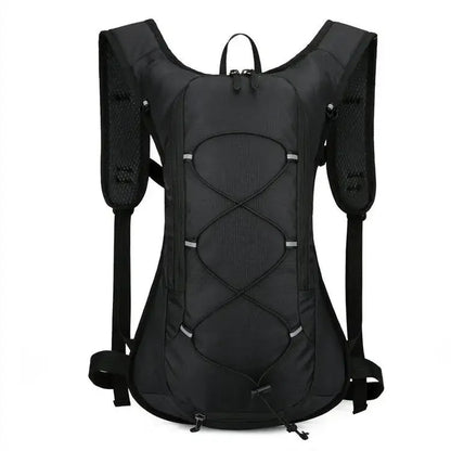 New 12L Outdoor Sport Bike Cycling Running Hiking Hydration Bag Storage Helmet Pack Waterproof UltraLight Bladder Backpack black