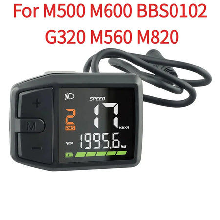 Bafang E-Bike OLED LCD Display Screen Front View