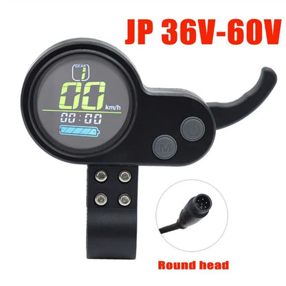 Electric Scooter Instrument Display 24V 36V 48V Dashboard Finger Throttle For Kugoo M4 SEALUP TF-100 NJ AOXIONG Jh-01 LCD Meter JP A