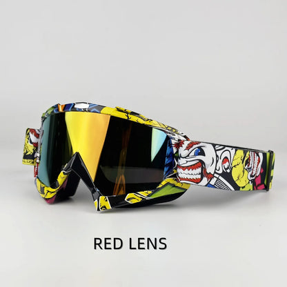 New colors Motocross Goggles Glasses Riding Skiing Sport Eye Ware MX Off Road Helmets Gafas Motorcycle Goggle for ATV DH MTB A23