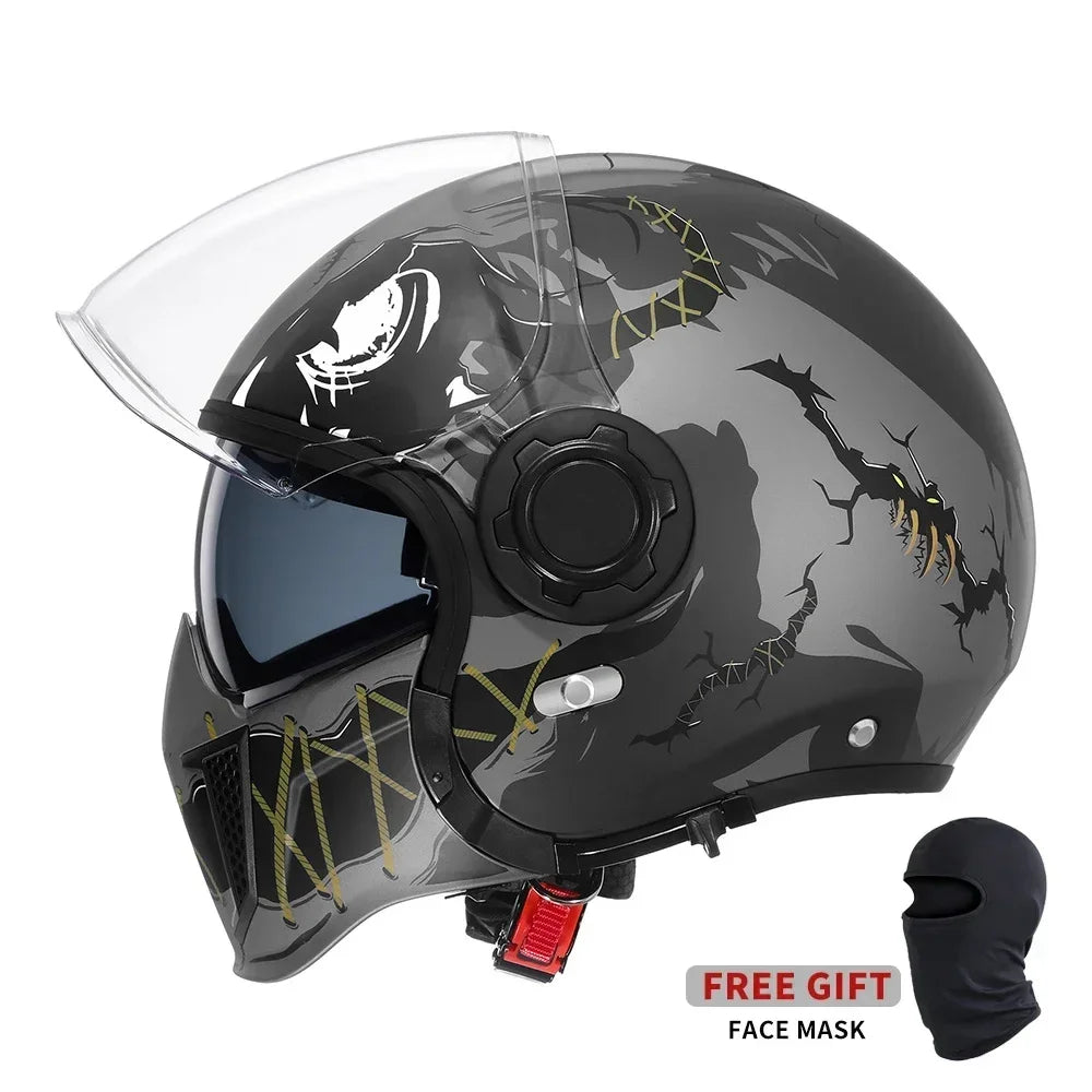 Modular Motorcycle Helmet Full Face Open Face Retro Helmets DOT ECE APPROVED 16