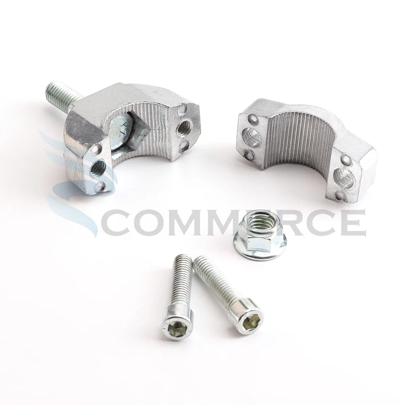 Motorcycle 22mm 7/8'' Handlebar Bar Risers Mount Bracket Clamp Taper For 2 Stroke 47cc 49cc Mini Moto Dirt Bike Motocross parts