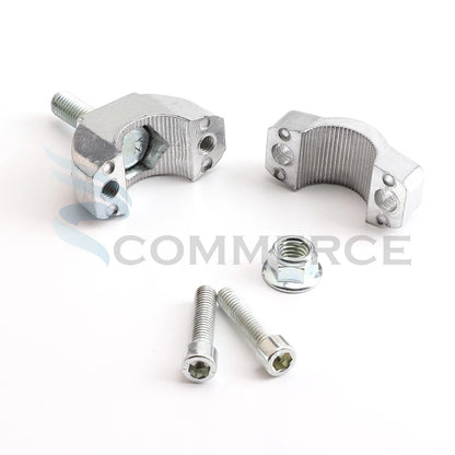 Motorcycle 22mm 7/8'' Handlebar Bar Risers Mount Bracket Clamp Taper For 2 Stroke 47cc 49cc Mini Moto Dirt Bike Motocross parts