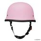 Helmet Motorcycle Leather Vintage Open Face Helmet Men Women Moto Half Helmet DOT Certification 307 Matte pink China