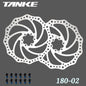 Bike Disc Brake Rotor Disc Brake 2 Piece with 12 Bolts for Road Bike MTB BMX Floating disc Stainless Steel 180-02 2pc