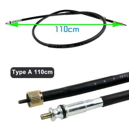 Motorcycle Speedometer Cable Mileage Line 90/95/100/110cm for Chinese Scooter Moped GY6 Type A 110cm