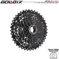 GOLDIX Black MTB Cassette 8/9/10/11/12 Speed 40/42/46/50T K7 Bicycle Freewheel Sprocket