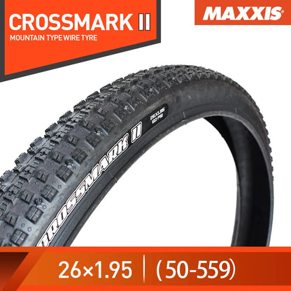 MAXXIS CROSSMARK Ⅱ Mountain Bike Tires Top Speed Control XC Bicycle Steel Wire Tyre For E-Bike MTB High Speed Control Bike Tire 26x1.95 China