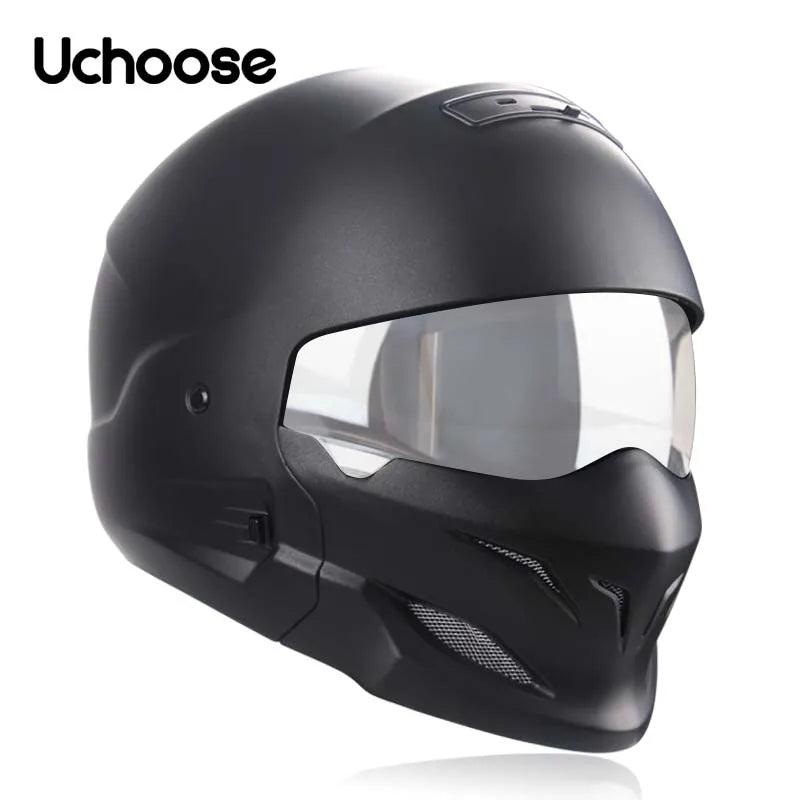 Scorpion Helmet Detachable Multi-purpose Combination Helmet Motorcycle Half Predator Helmet